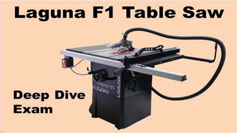 Laguna Fusion F1 Table Saw Deep Dive Examination YouTube