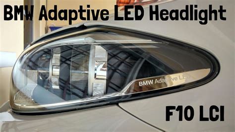 2017 BMW Adaptive LED Headlight F10 LCI YouTube