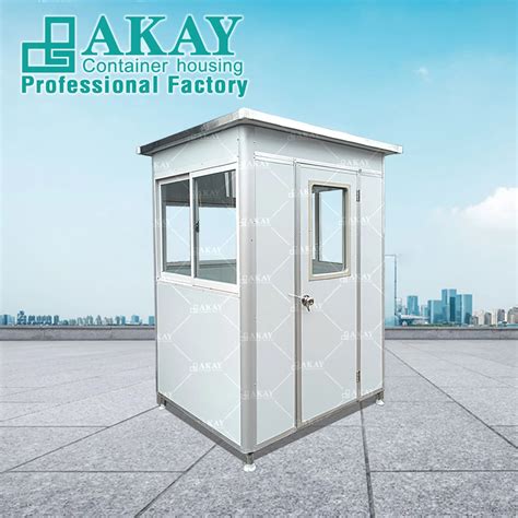 Prefabricated Prefab Security Guard Cabin Parking Ticket Booth Portable