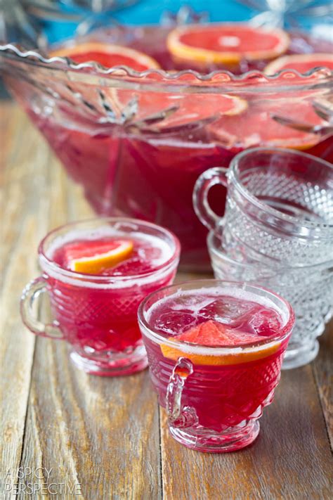 Champagne Punch Recipe The Party People Online Magazine