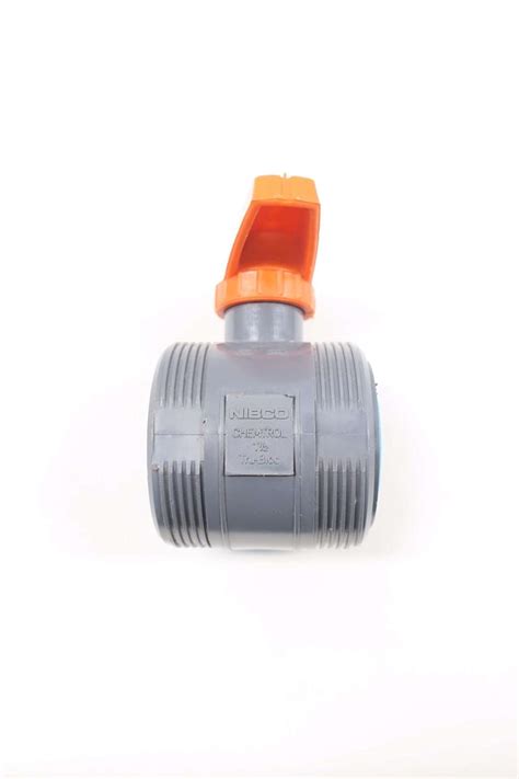 Amazon Nibco Tru Bloc Chemtrol In Npt Pvc Ball Valve D