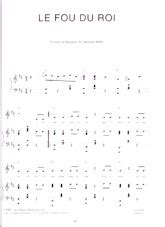 Partitions accordéon Partition Le fou du roi Valse Menuet par