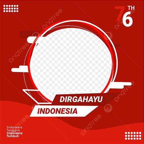 Bandera De Indonesia Merdeka Twibbon Con Forma Ondulada Png Indonesia