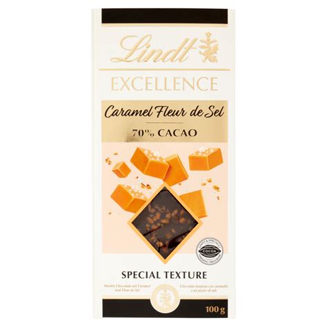 Lindt Excellence Tavoletta Cioccolato Fondente Caramello E Sale G