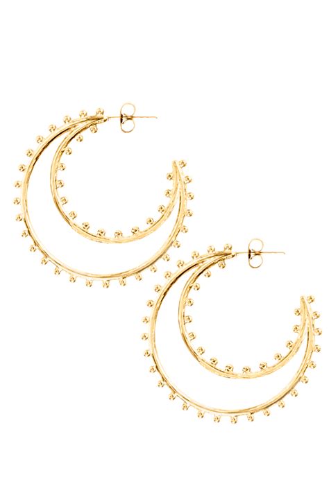 Duo Creool Oorbellen Studs Goud Fashionmusthaves Nl