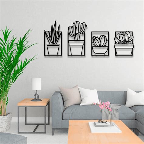 Cactus Metal Wall Art - Walmart.com