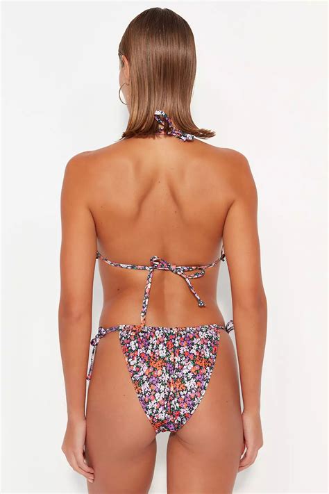 Buy Trendyol Floral Pattern Bikini Bottom Online Zalora Singapore