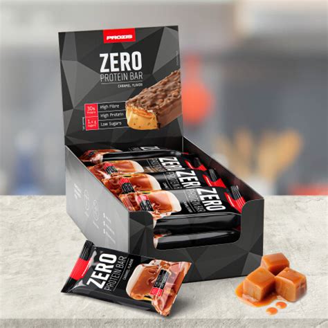 12 x Zero Protein Bar 40 g - Low Sugars - Bars & Snacks On The Go | Prozis