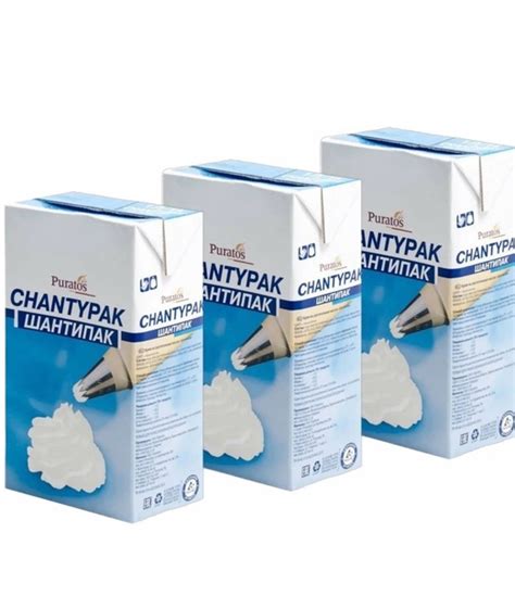 «Шантипак» (Chantypak) — это растительные сливки для взбивания ...
