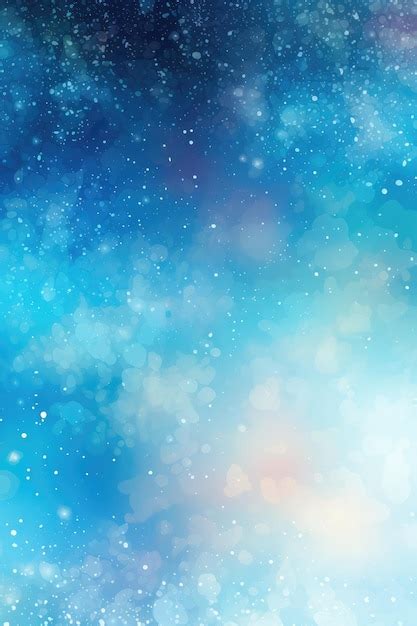 Premium AI Image | A Blurry Blue Background With Stars In The Sky ...