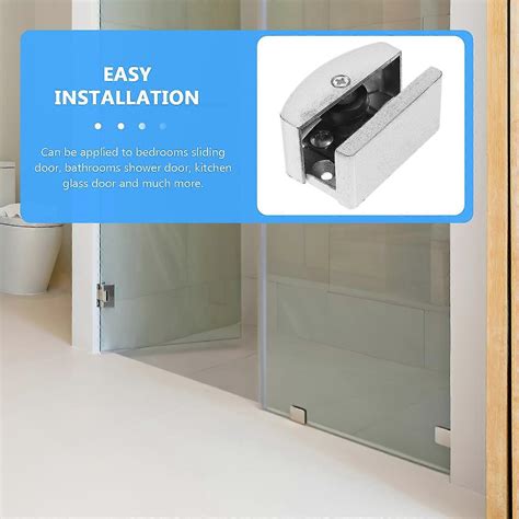 Shower Door Bottom Guide Shower Door Glass Door Roller Slider for 5