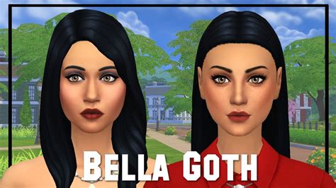 THE SIMS 4 Townie Makeover Bella Goth YouTube