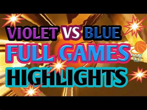 VIOLET VS BLUE FULL GAMES HIGHLIGHTS MA CHO YouTube