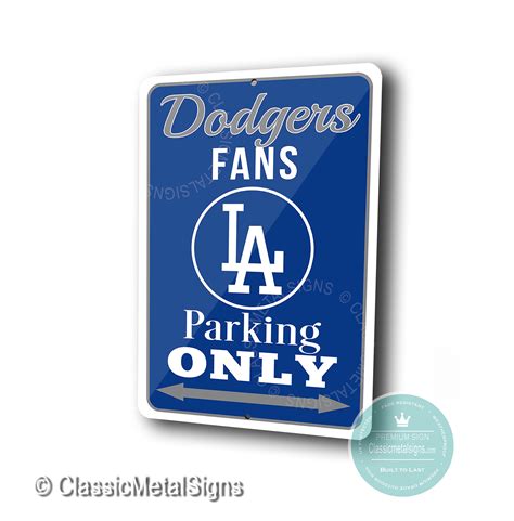 Dodgers Parking Only Sign | LA Dodgers | MLB Dodgers Gifts