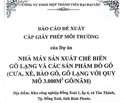 Báo cáo đề xuất cấp giấy phép môi trường Dự án Nhà máy sản xuất viên