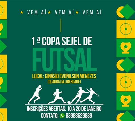 Prefeitura de Campina Grande abre inscrições para a primeira Copa Sejel