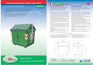 Metall Müllbehälter GRA 70 series GRECO ECOLOGY Kunststoff für