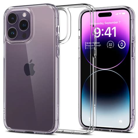 Ốp LƯng Iphone 14 Pro Max Spigen Ultra Hybrid Crystal Clear Chính Hãng