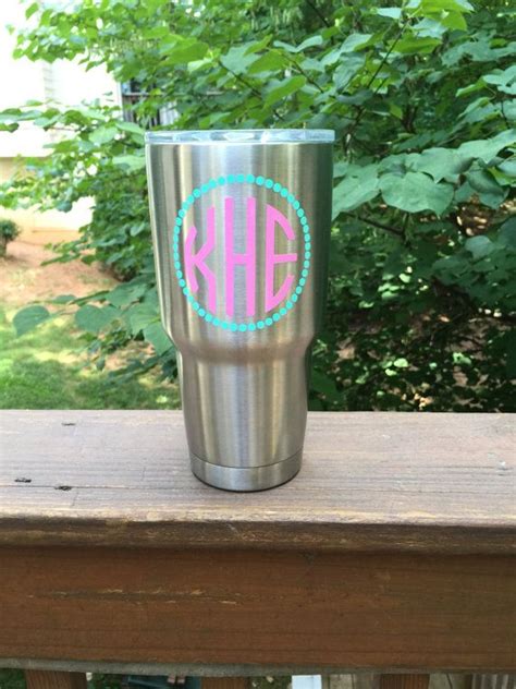 Personalized Yeti Cup Decal