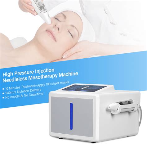 Needleless High Pressure Nano Injection Needle Free Mesotherapy Meso