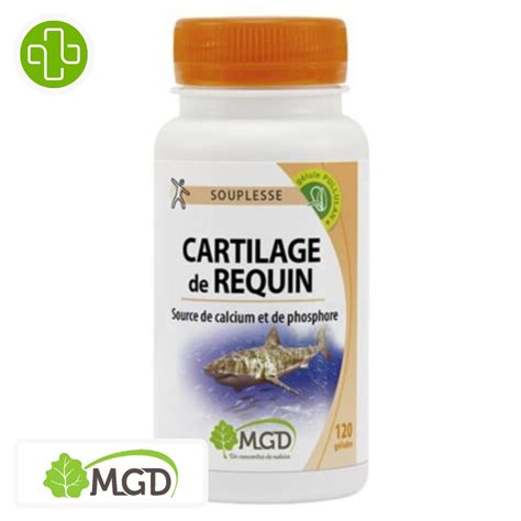 MGD Nature Souplesse Cartilage De Requin 120 Gélules Maroc