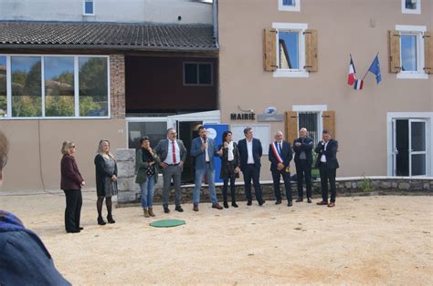 Ardèche Laurac en Vivarais inauguration de la nouvelle mairie dans