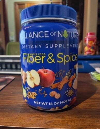 New Balance Of Nature Whole Food Fiber Spice Servings Gut