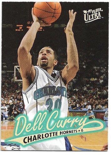 Dell Curry Ultra Charlotte Hornets Basketball Card Ebay