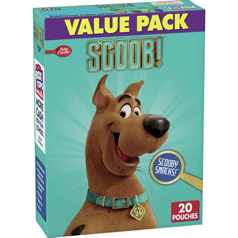 Betty Crocker Scooby Doo Snacks Fruit Snacks Value Pack 20 Ct 16 Oz