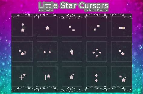 Kawaii Cute Sweet Pink Little Star Cursors Pack By Nalexnu On Deviantart