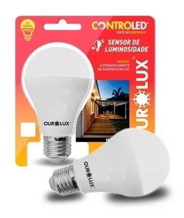 L Mpadas Controled Sensor De Luminosidade W Luz Amarela