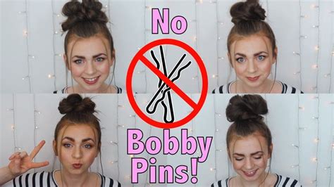 4 No Bobby Pin Messy Buns You Have To Try Hairstyles For Medium And