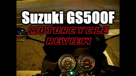 suzuki gsf review youtube