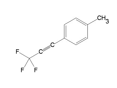 1 Methyl 4 3 3 3 Trifluoro 1 Propynyl Benzene C10H7F3 Density