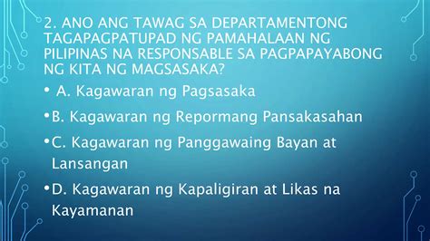 Ap Week Q Hamon At Pagtugon Sa Mga Gawaing Pangkabuhayan Ng Pptx