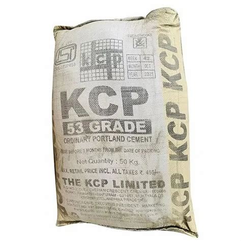 Kg Kcp Grade Opc Cement At Rs Bag Opc Cement In Rangareddy