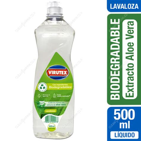 Lavaloza Ecológico Virutex con Aloe Vera 500 ml Clean Queen