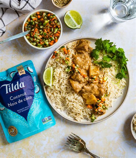 Malaysian Chicken And Potato Coconut Curry Tilda Rice Canada