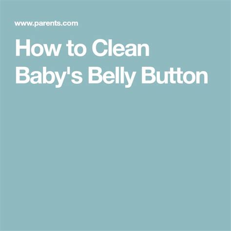 How To Clean Your Belly Button A Complete Guide Ihsanpedia