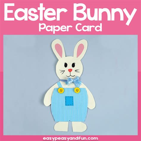 Easter Bunny Paper Card Template – Easy Peasy and Fun Membership