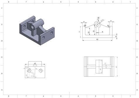 Solidworks Esercizio Pratica Disegno Meccanico Disegni D