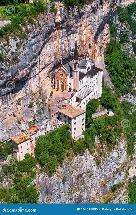 Sanctuary Madonna Della Corona Popular Travel Destination In Nothern