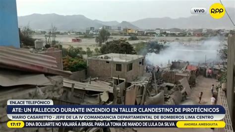 Ate Un Muerto Y Dos Heridos En Incendio Registrado En Taller