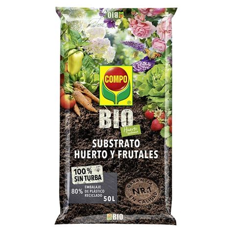 Compo Sustrato Para Huertos Y Frutales Bio 20 L Bauhaus