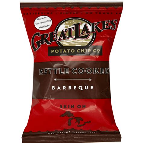 Great Lakes Potato Chip Potato Chips Kettle Cooked Barbeque Snacks