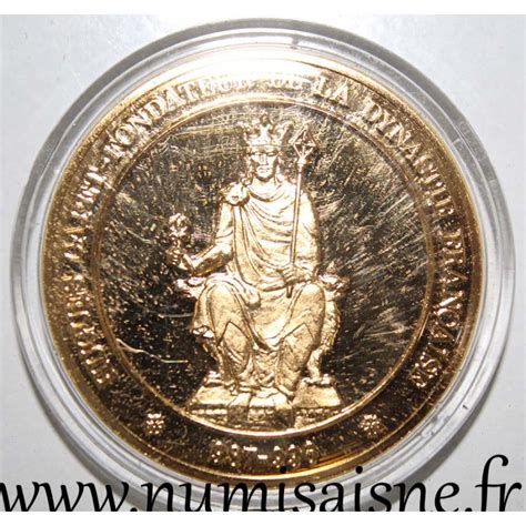 France Medal King Hugues Capet