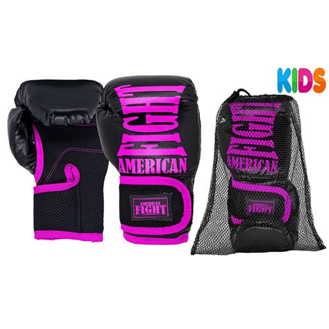 Luva Infantil De Muay Thai - Luva de boxe Muay Thai Infantil + Bag American Fight | Shopee Brasil