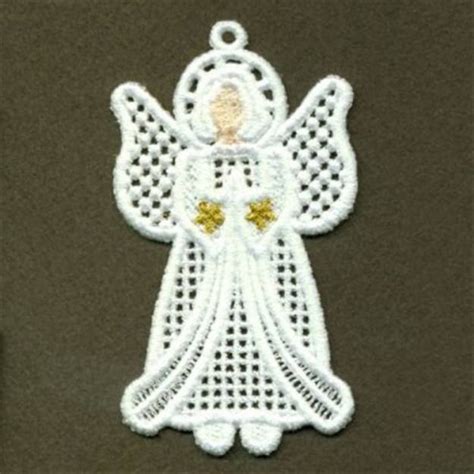 Fsl Lace Angel Stars Machine Embroidery Design Embroidery Library