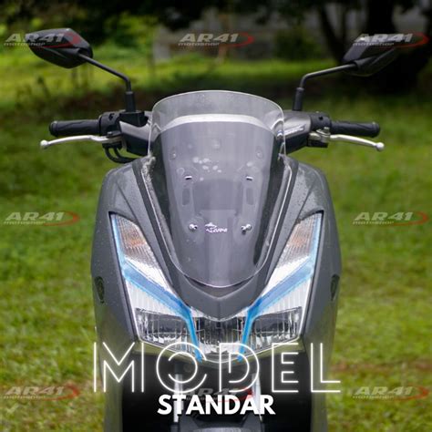 Jual Visor Windshield Yamaha Lexi Old Cc Standar Bening Winshield