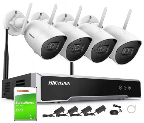 Zestaw Do Monitoringu Wifikit B Ch Hikvision Mpx Kamery Zewn Trzne